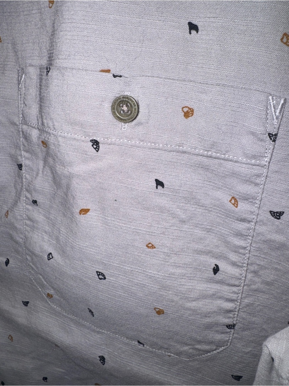 Mountain Hardwear 100% Cotton Gray Casual Short Sleeve Button Down Gorpcore XXL - Picture 3 of 7